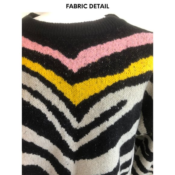 SALE!!!! NWT THML Zebra Pattern Sweater - Picture 2 of 4